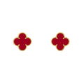 KLEEBLATT OHRRINGE | ROSEGOLD