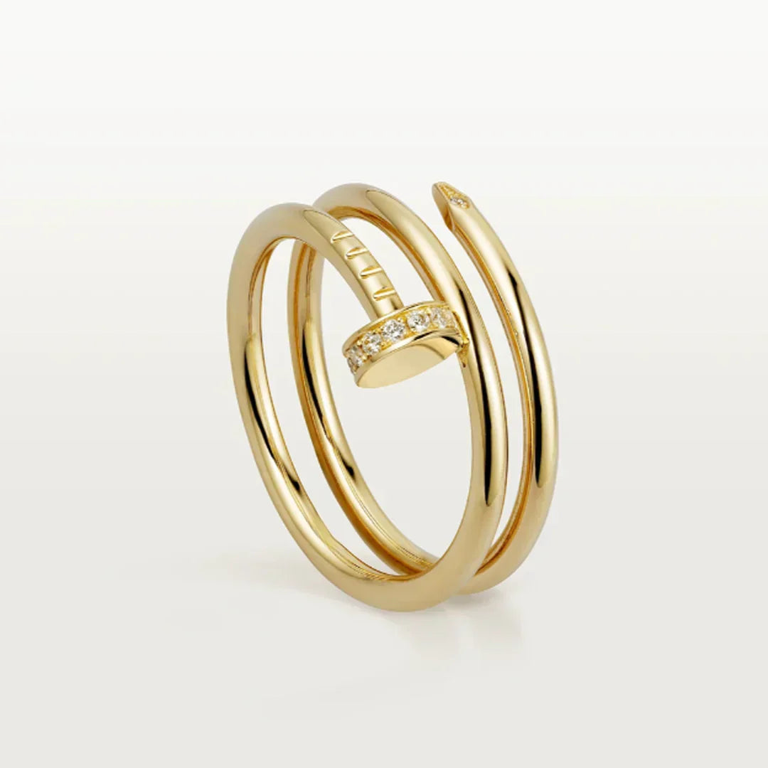 DOPPELTES NAGELRING | GOLD