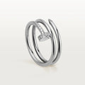 DOPPELTER NAGELRING | SILBER