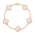KLEEBLATT ARMBAND | ROSÉ GOLD