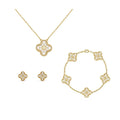 GOLD LUXE | KLEEBLATT-DIAMANTSET