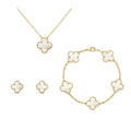 GOLD WEISS LUXE | KLEEBLATT SET