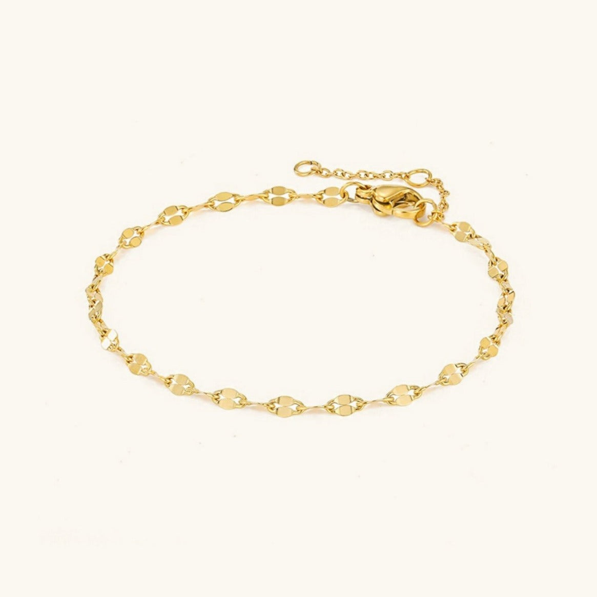 CHARLOTTE GOLD ANKELKETTE
