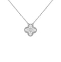 KLEEBLATT DIAMOND HALSKETTE | SILBER