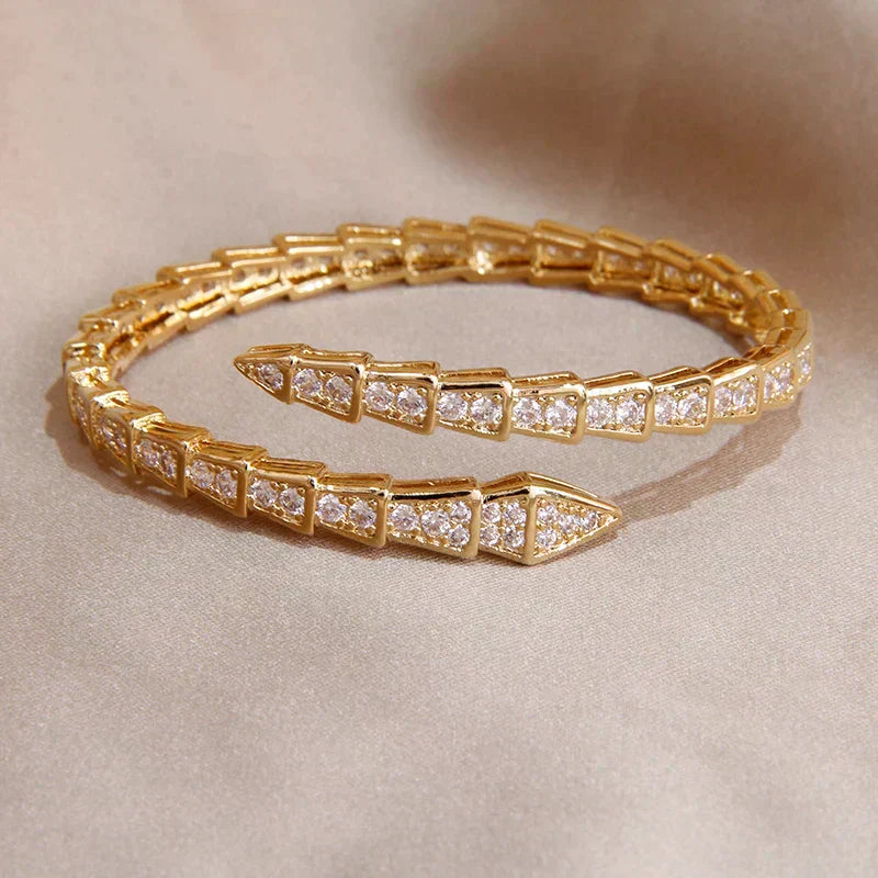DELUXE SCHLANGENARMBAND | GOLD
