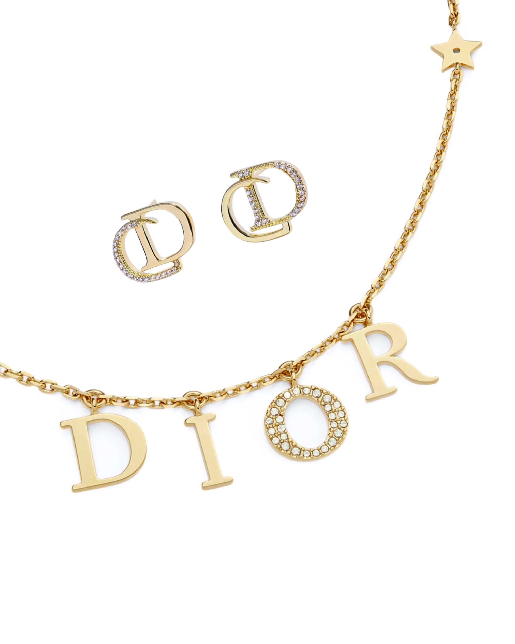 DC SET OHRRINGE + HALSKETTE | GOLD