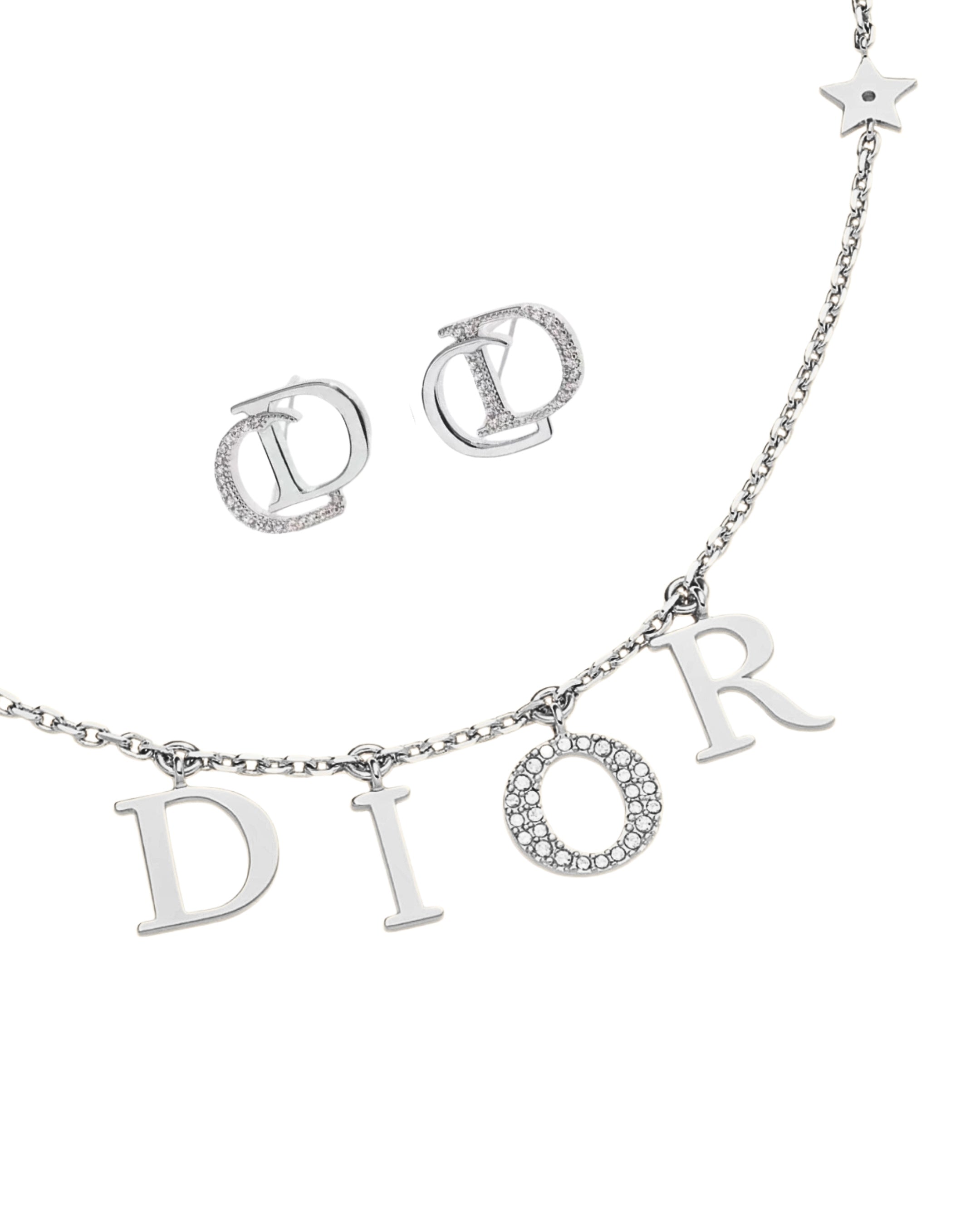 DC SET OHRRINGE + HALSKETTE | SILBER