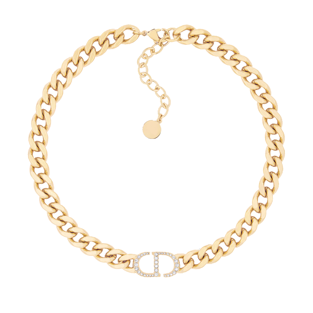DIANA HALSKETTE DIAMANT - GOLD