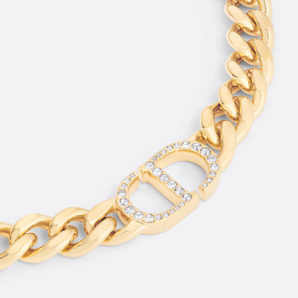 DIANA HALSKETTE DIAMANT - GOLD