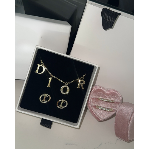 DC SET OHRRINGE + HALSKETTE | GOLD