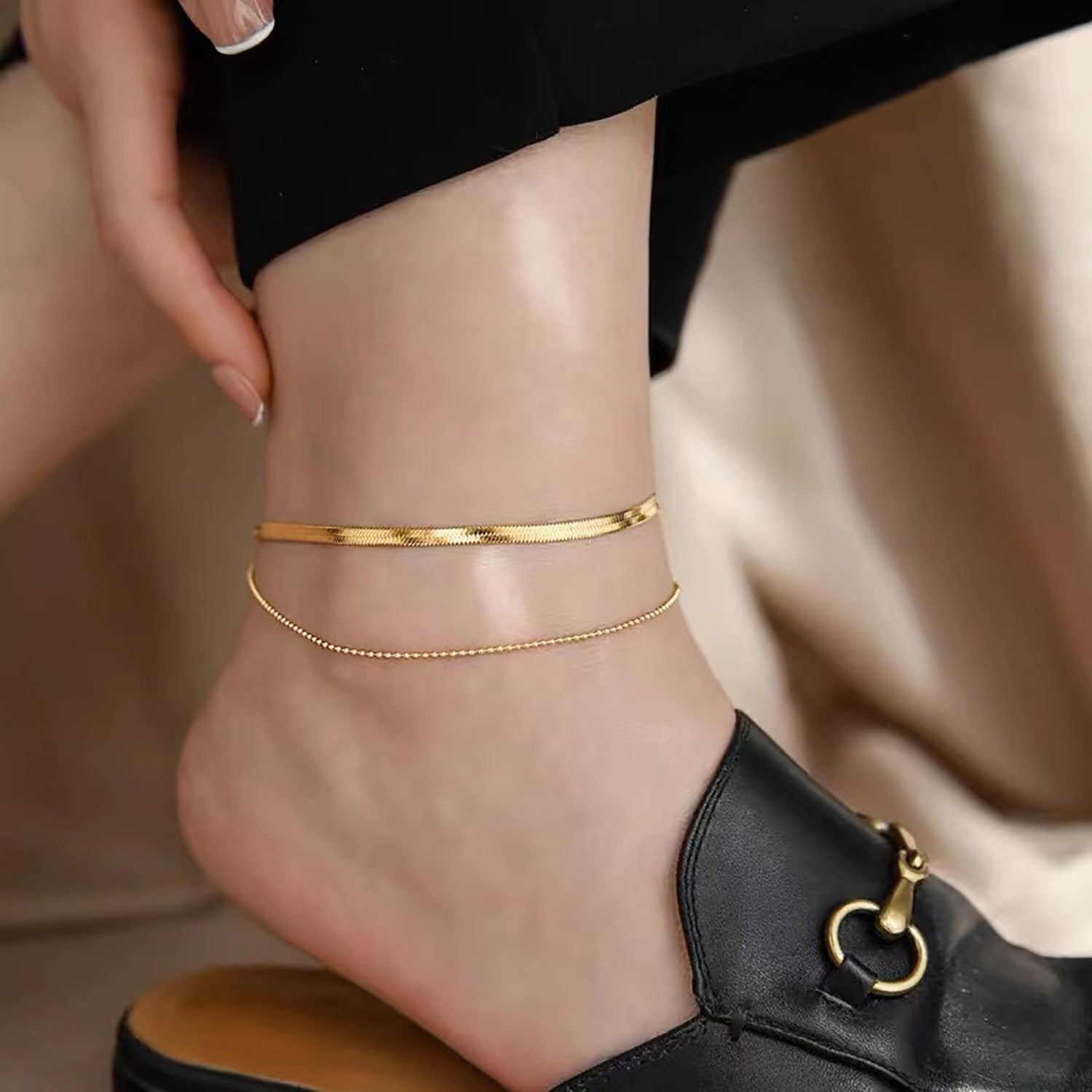 FRIDA GOLD FUSSKETTE