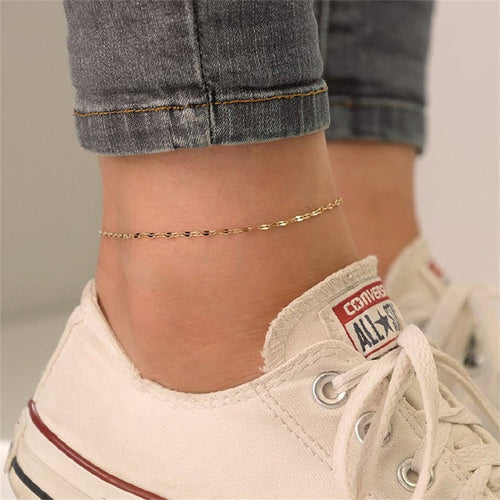 CHARLOTTE GOLD ANKELKETTE