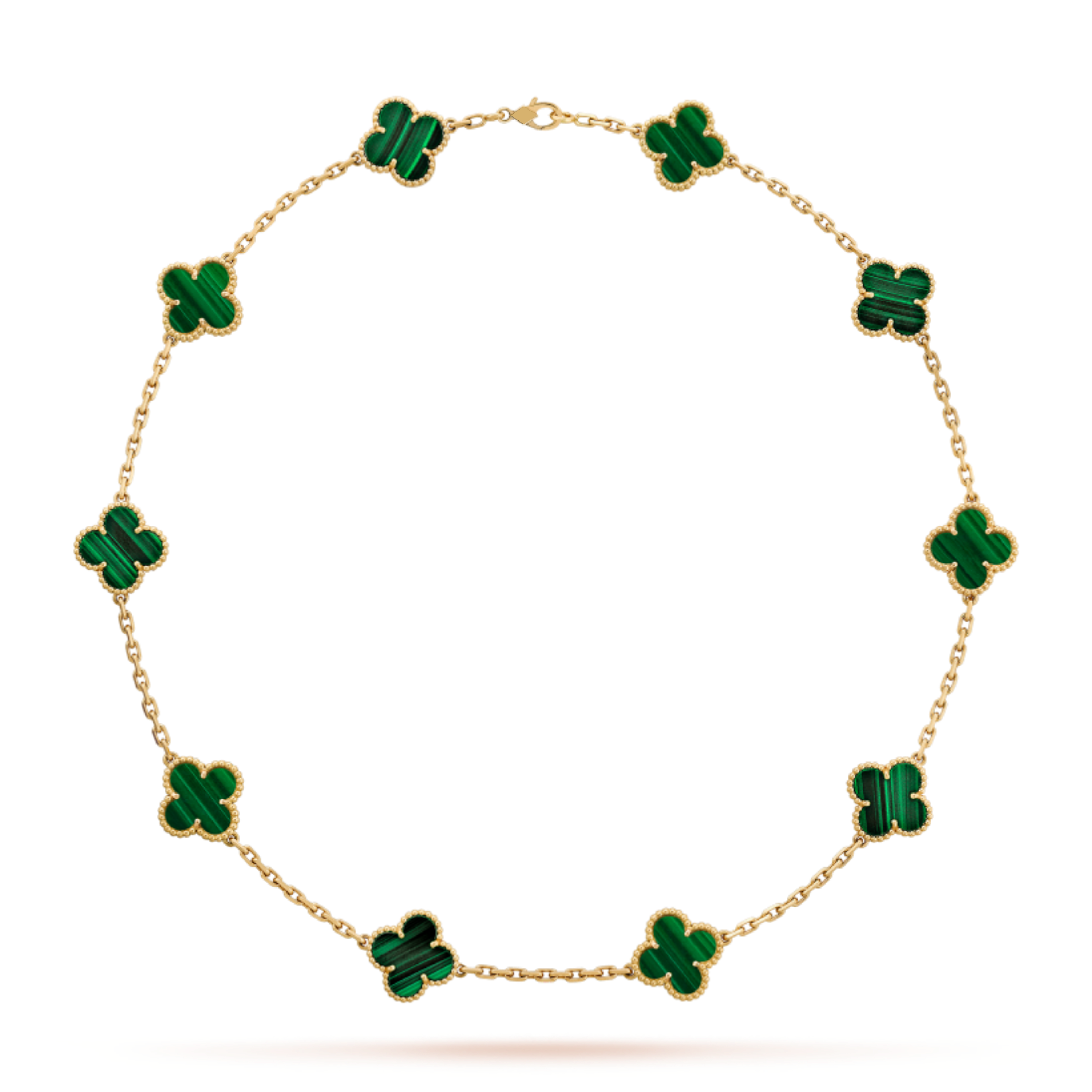 KLEEBLATT HALSKETTEN 10 | EMERALD