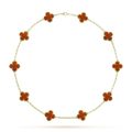 KLEEBLATT HALSKETTEN 10 | RUBIN