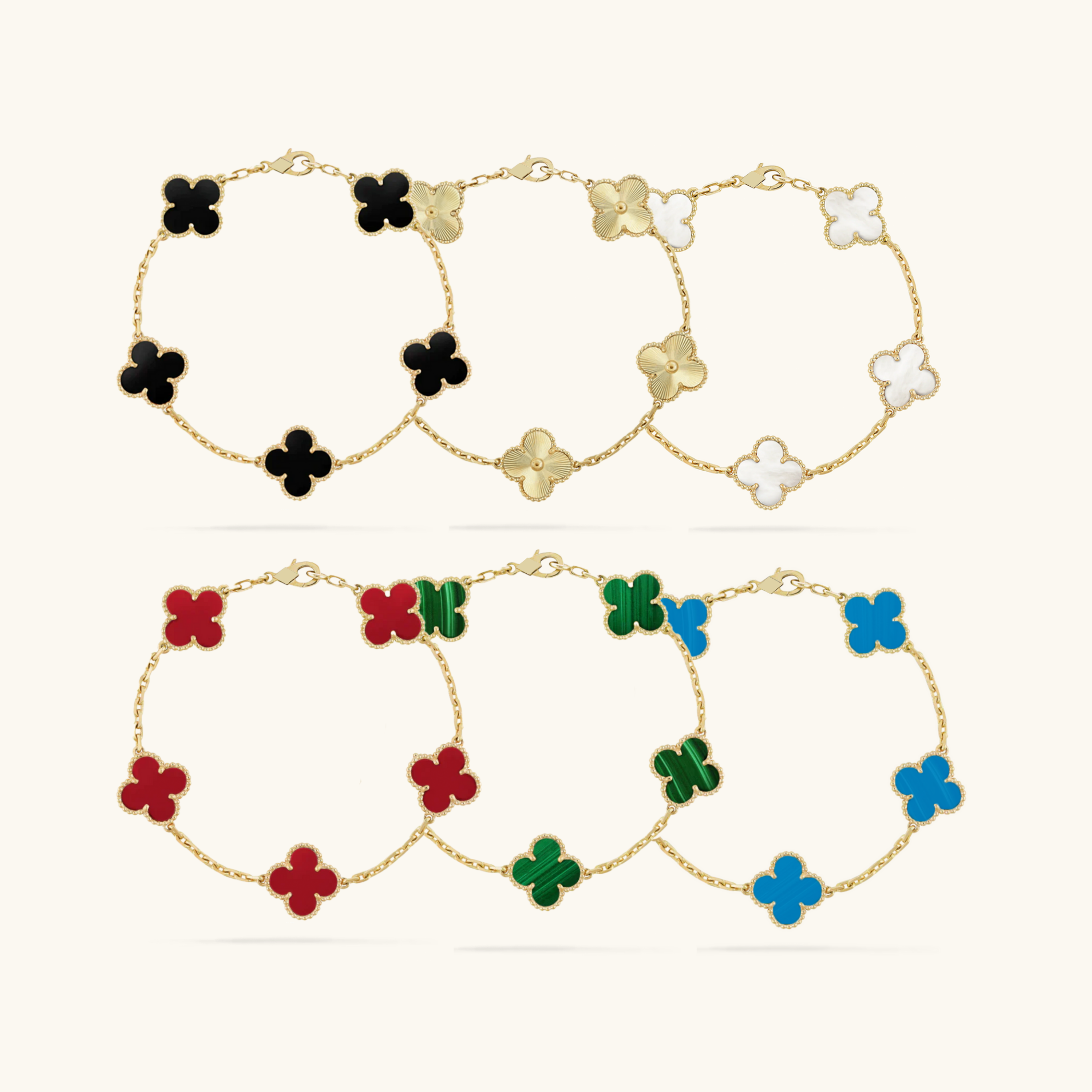 KLEEBLATT ARMBAND SIXPACK SET