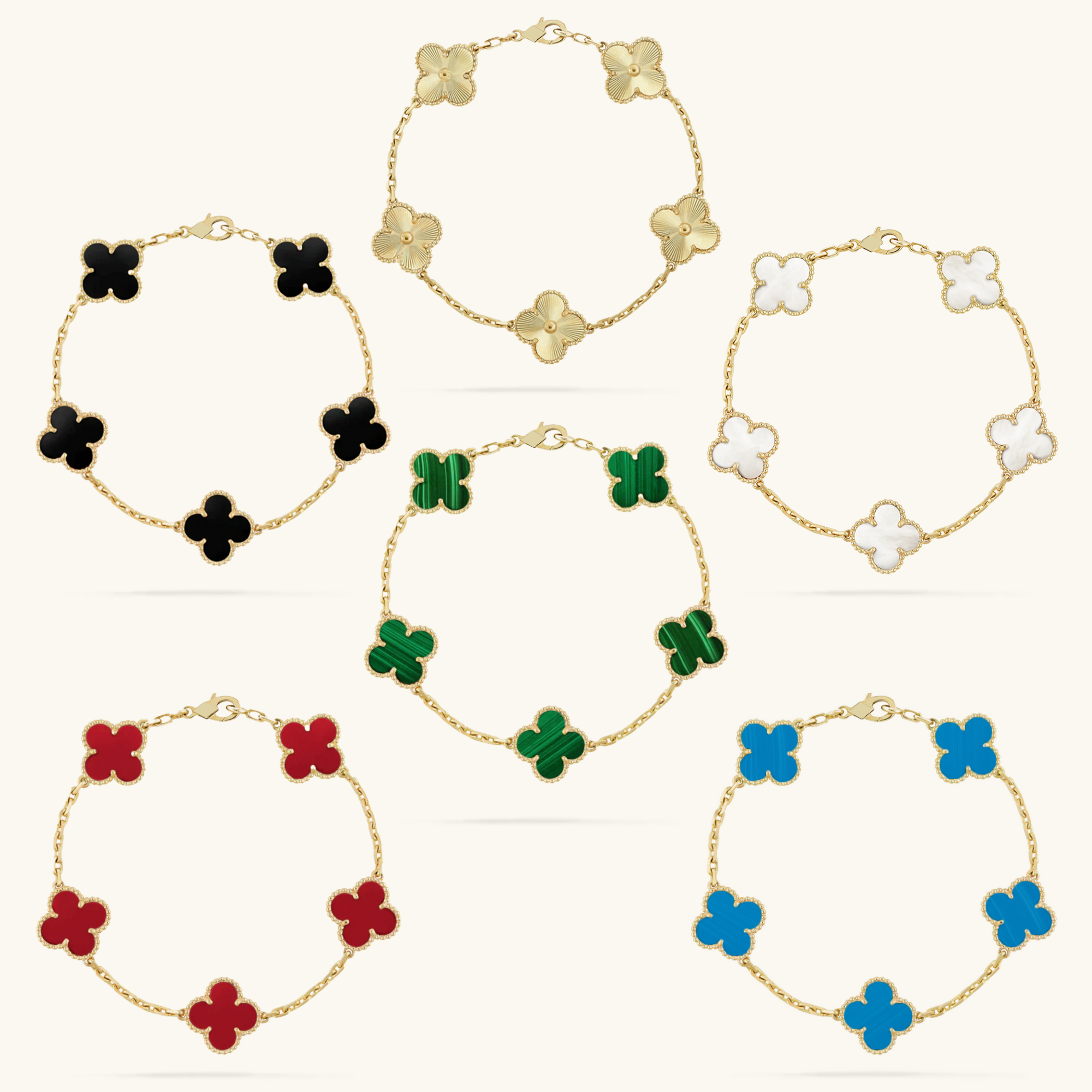 KLEEBLATT ARMBAND SIXPACK SET