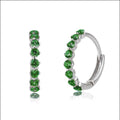 OHRRINGE LE CHIC | SILBER EMERALD