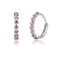 DIE CHICEN OHRRINGE | SILBERNER AMETHYST QUARZ