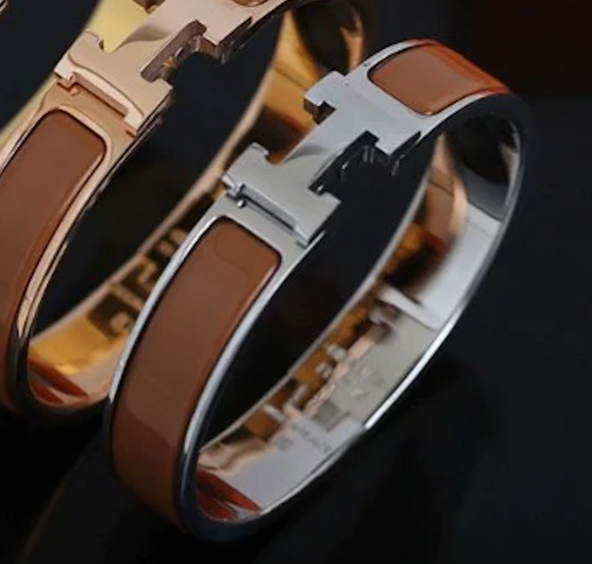 EXKLUSIVES BRAUN | HELENE SILBER ARMBAND
