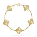 KLEEBLATT ARMBAND | GOLD