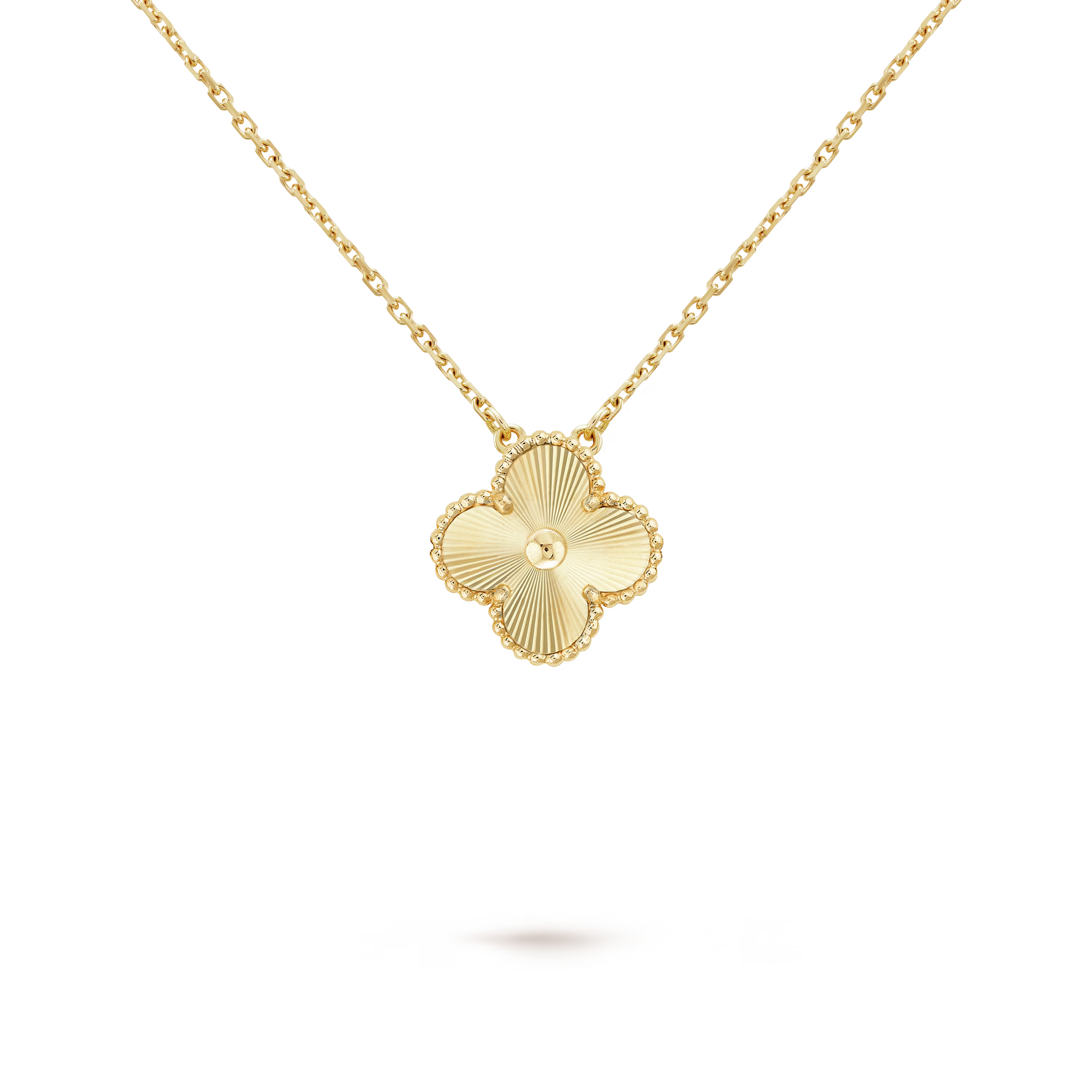 KLEEBLATT HALSKETTEN | GOLD