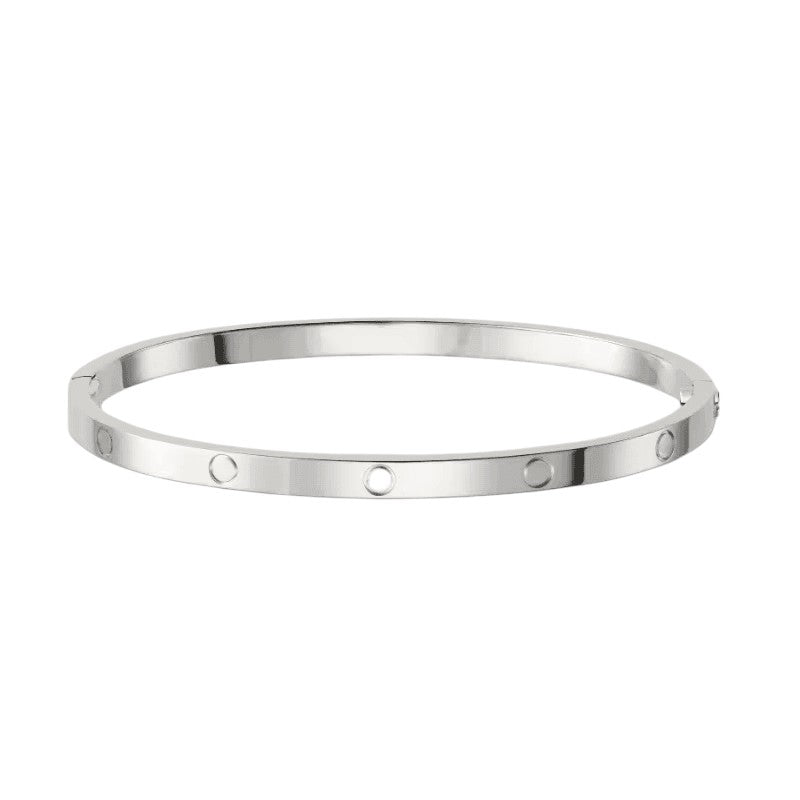 ETERNITYARMBAND DÜNN | SILBER
