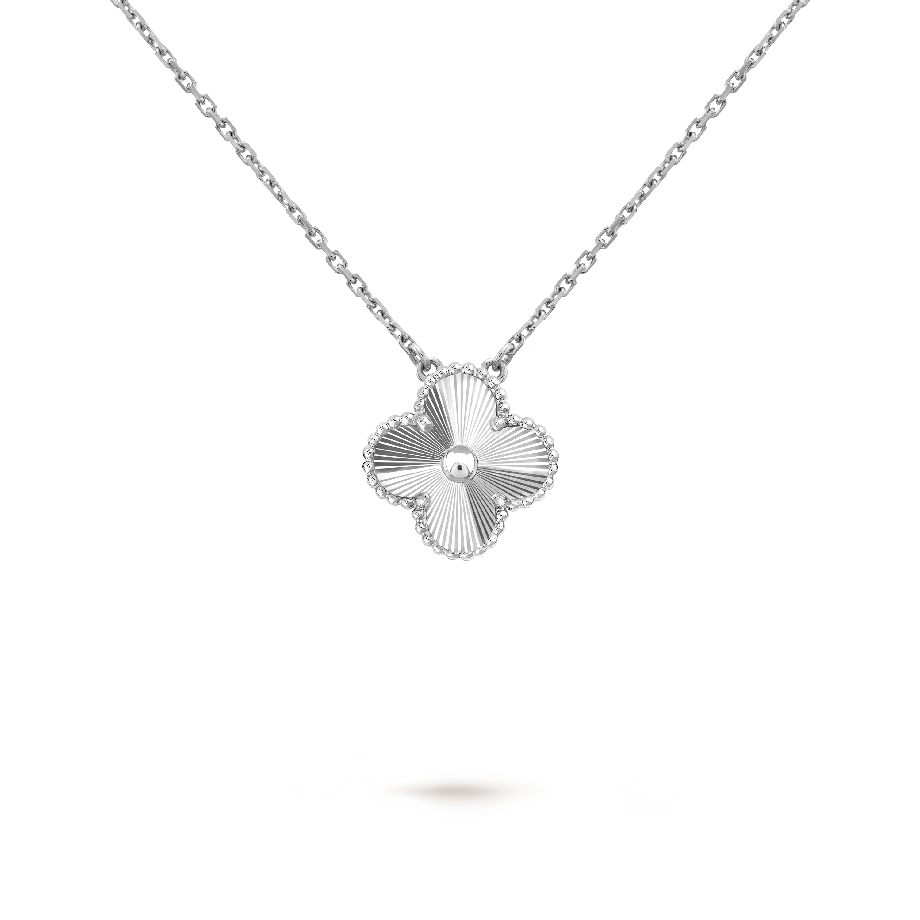 KLEEBLATT HALSKETTEN | SILBER