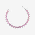 SENCE ARMBAND | ROSE QUARZ SILBER