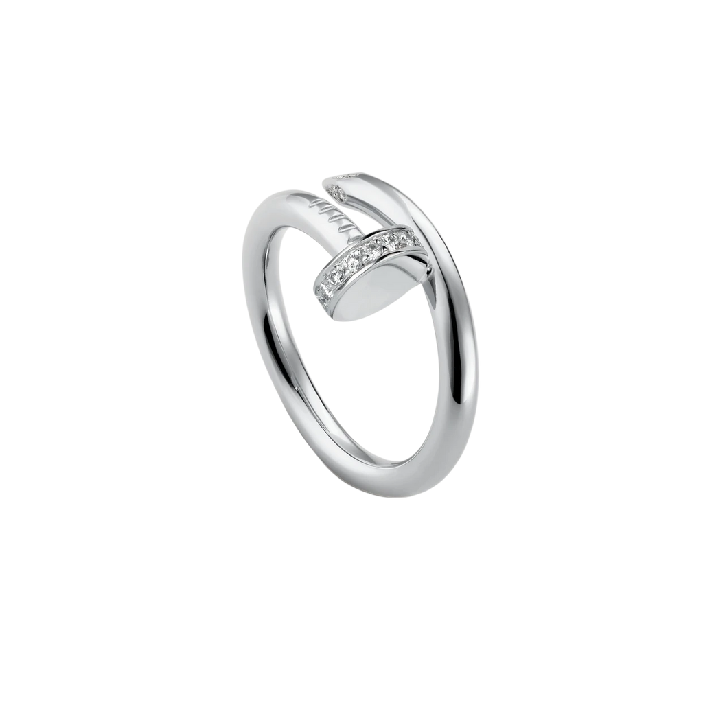 NAIL DELUXE RING | SILBER