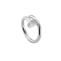 NAIL DELUXE RING | SILBER